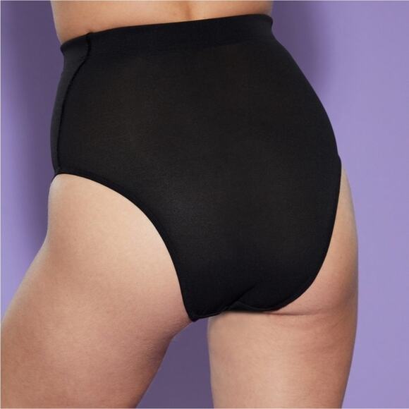 NWT Yitty Nearly Mesh Me Smoothing High Waist Breif S Black - Picture 8 of 8